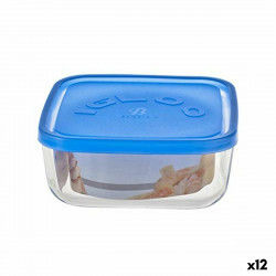 Boîte à lunch Borgonovo 6277815 Bleu 960 ml 15 x 15 x 6,2 cm (12 Unités) (Ø...