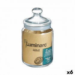 Bocal Luminarc Club Transparent verre 1,5 L (6 Unités)
