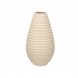 Vase Beige Keramik 19 x 33 x 19 cm (4 enheder) Striber