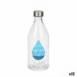 Bottiglia H2O Vetro 1 L (12 Unità)