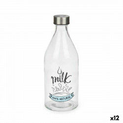 Flaske Milk Glas 1 L (12 enheder)