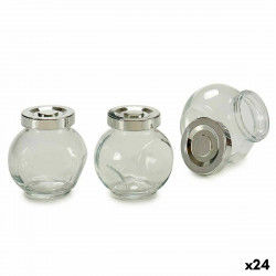 Tubs Glass (24 Units) With lid 3 Pieces