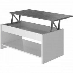 Lift-Top Coffee Table White/Grey 50 cm