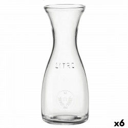 Flaske Bormioli Rocco Misura Gennemsigtig Glas (1 L) (6 enheder)