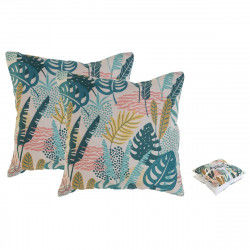 Set of cushions Home ESPRIT Jungle 45 x 5 x 45 cm (2 Units)