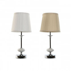 Desk lamp Home ESPRIT White Beige Metal Porcelain 25 W 220 V 20 x 20 x 44 cm...