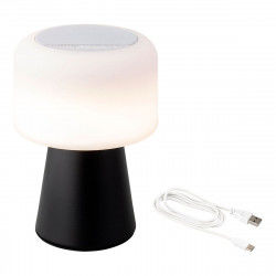 Lampada LED con altoparlante Bluetooth e caricabatterie senza fili Lumineo...