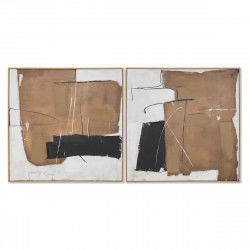 Painting Home ESPRIT Abstract Urban 100 x 4 x 100 cm (2 Units)