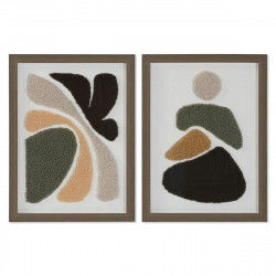 Painting Home ESPRIT Abstract Urban 30 x 2,5 x 40 cm (2 Units)