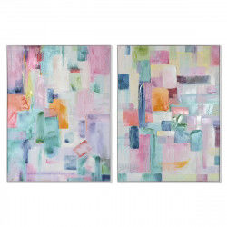Painting Home ESPRIT Abstract Urban 90 x 3,5 x 120 cm (2 Units)