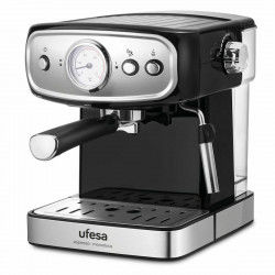 Hurtig manuel kaffemaskine UFESA Brescia Sort Stål 850 W