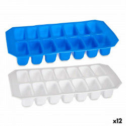 Ice Cube Mould Natural rubber 11,2 x 22 x 3 cm (12 Units)