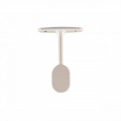 Wardrobe rod support Stor Planet Cintacor White Oval 15 x 25 mm (2 Units)