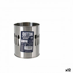 Cutlery Organiser Quttin Stainless steel ø 10,3 x 12,2 cm (12 Units)