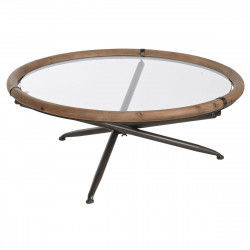 Centre Table Home ESPRIT Crystal Fir wood 100 x 100 x 40 cm