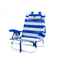 Fotel plażowy Niebieski Biały 62 x 62 x 74 cm