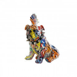 Dekorativ figur Home ESPRIT Multifarvet Hund 17 x 25 x 27 cm