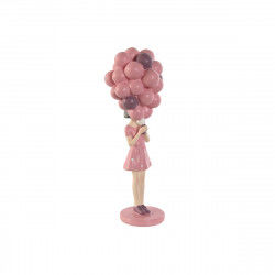 Decorative Figure Home ESPRIT Pink Light mauve chica 11 x 11,7 x 32 cm