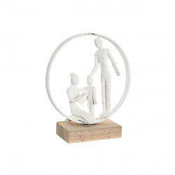 Figurine Décorative DKD Home Decor 23 x 10 x 27 cm Blanc Résine Bois de...