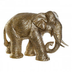 Dekorativ figur DKD Home Decor RF-177265 Gylden Harpiks Elefant Kolonistil 83...