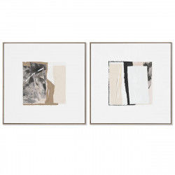 Painting Home ESPRIT Abstract Urban 82,3 x 4,5 x 82,3 cm (2 Units)