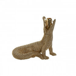 Dekorativ figur Home ESPRIT Gylden Krokodrille 26,5 x 18 x 23,5 cm
