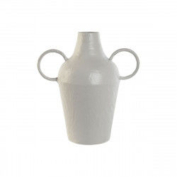 Vase Home ESPRIT Hvid Metal 33,5 x 20 x 36 cm