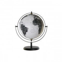 Globe terrestre Home ESPRIT Blanc Noir Urbaine 24 x 20 x 30 cm