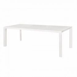 Dining Table Io White Aluminium 240 x 100 x 75 cm