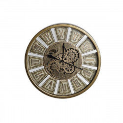 Orologio da Parete DKD Home Decor Ingranaggi Dorato Ferro 72 x 8,5 x 72 cm