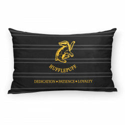 Poszewka na poduszkę Harry Potter Hufflepuff Basic Czarny 30 x 50 cm