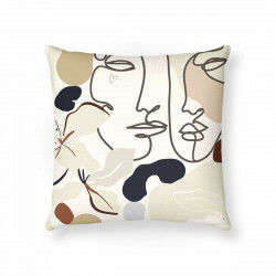 Cushion with Filling Belum Faces I A Multicolour 45 x 10 x 45 cm