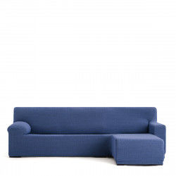 Right short arm chaise longue cover Eysa JAZ Blue 120 x 120 x 360 cm