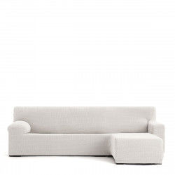 Right short arm chaise longue cover Eysa JAZ White 120 x 120 x 360 cm