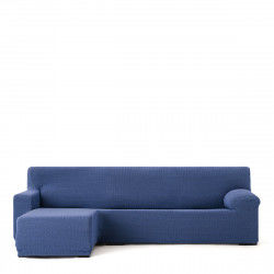 Right short arm chaise longue cover Eysa JAZ Blue 120 x 120 x 360 cm