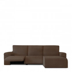 Right short arm chaise longue cover Eysa JAZ Brown 120 x 120 x 360 cm