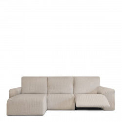 Right short arm chaise longue cover Eysa JAZ Beige 120 x 120 x 360 cm