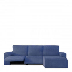 Funda para chaise longue de brazo corto derecho Eysa JAZ Azul 120 x 120 x 360 cm