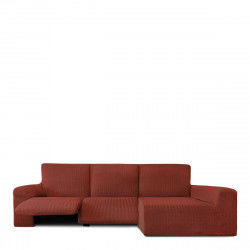 Right long arm chaise longue cover Eysa JAZ Dark Red 180 x 120 x 360 cm