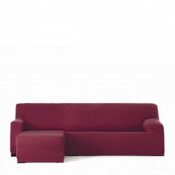 Right short arm chaise longue cover Eysa BRONX Burgundy 110 x 110 x 310 cm