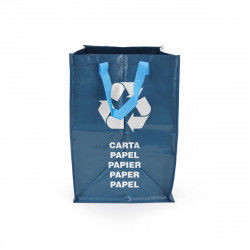 Recycling bag Confortime Blue 31,5 x 44 x 32 cm Raffia