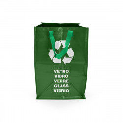 Sac de recyclage Confortime Vert 31,5 x 44 x 32 cm Raphia