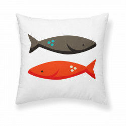 Cushion cover Decolores Peces Rojo Red 50 x 50 cm