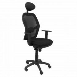 Office Chair with Headrest Jorquera P&C 15SNBALI840C Black