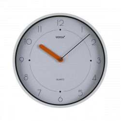 Horloge Murale Versa Blanc Plastique Quartz 4 x 30 x 30 cm