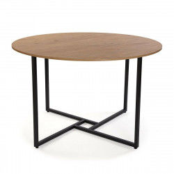 Dining Table Versa Beatriz PVC Metal MDF Wood 120 x 76 x 120 cm