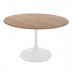 Dining Table Versa Lia Metal MDF Wood 120 x 73 x 120 cm