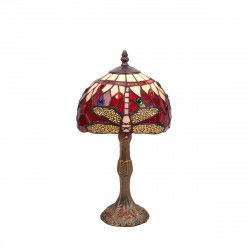 Lampe de bureau Viro Belle Rouge Bordeaux Zinc 60 W 20 x 37 x 20 cm