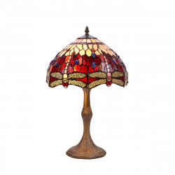 Lámpara de mesa Viro Belle Rouge Granate Zinc 60 W 30 x 50 x 30 cm