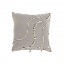Cushion Home ESPRIT White Beige Boho 45 x 45 cm